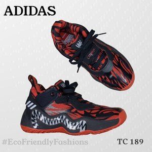 Adidas Marvel Carnage D.O.N Kids Red & Black Athletic Sneaker Size 4.5